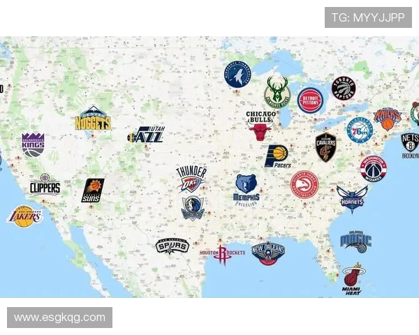 NBA现役球队完整列表及主场城市分布图